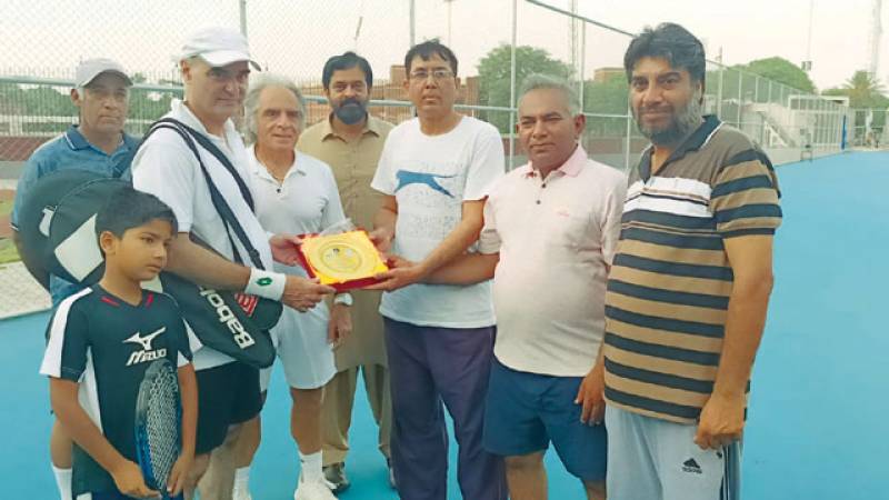 YAS_Punjab's tweet photo. Secretary Sports @SECYASP inaugurates Parents Tennis Lovers Association Punjab Jr Championship https://t.co/ZBizZ3Qedo