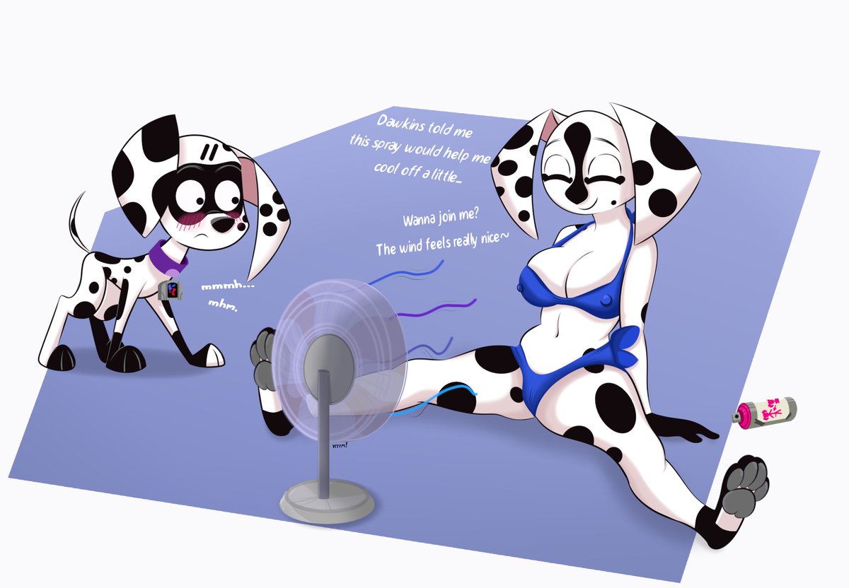 BarbouilleP's tweet photo. Happy birthday  @Whitewolf20XX ☺️
I hope your day will be as good as Dpads😅
#101dalmatianstreet #disney #furryart #art https://t.co/oKCoxRXEAr