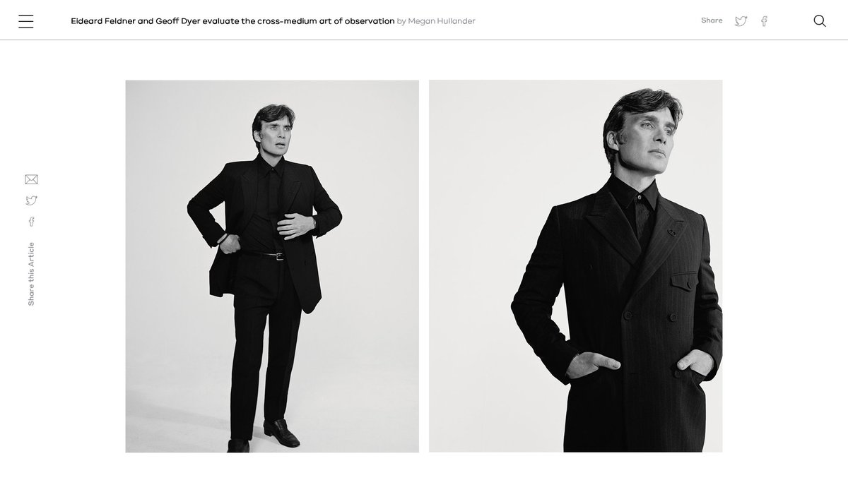 © #DocumentRP › 𝖲𝖯𝖱𝖨𝖭𝖦 / 𝖲𝖴𝖬𝖬𝖤𝖱 𝟤𝟢𝟤𝟥 › 𝗜𝗦𝗦𝗨𝗘 𝗡𝗼. 𝟮𝟮
→ Actors, as a species, yearn to be observed. As such, Feldner is understood as a mutant among men, because, for him, that desire is contained to his on-screen self.