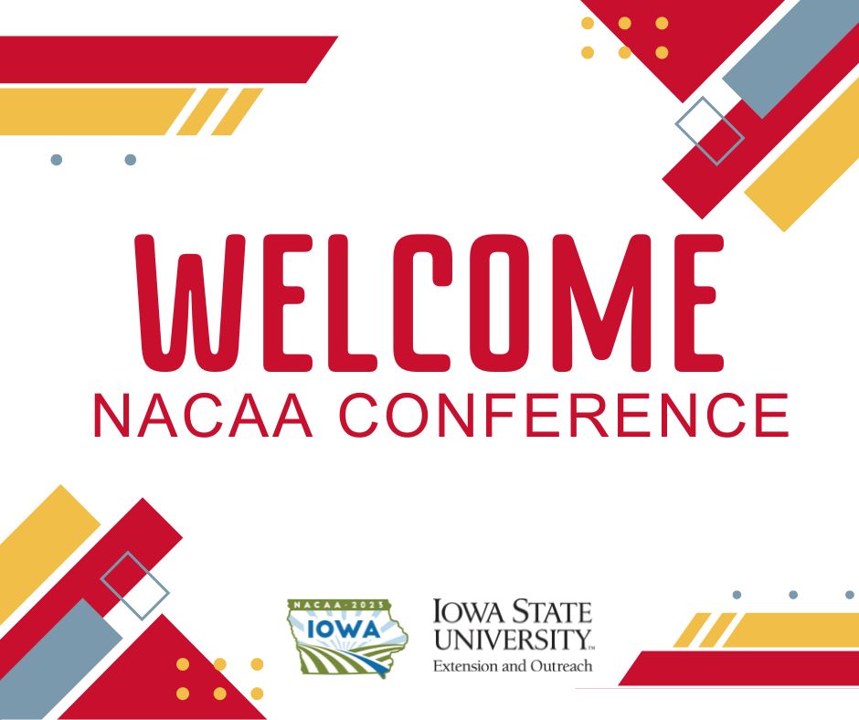 ISUExtPolk's tweet photo. This week the National Association of County Agricultural Agents Future Annual Meeting and Professional Improvement Conferences is in town! To learn more about the NACAA visit https://t.co/6Dx0Mmi09S. #StrongIowa https://t.co/UGxe2ghmbN