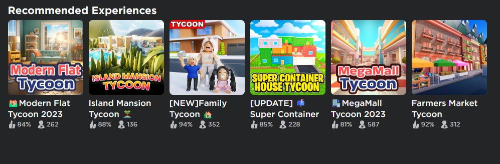 ArickLaugh's tweet photo. Found Project's game while looking for a tycoon game to play https://t.co/CDsVldxrzC