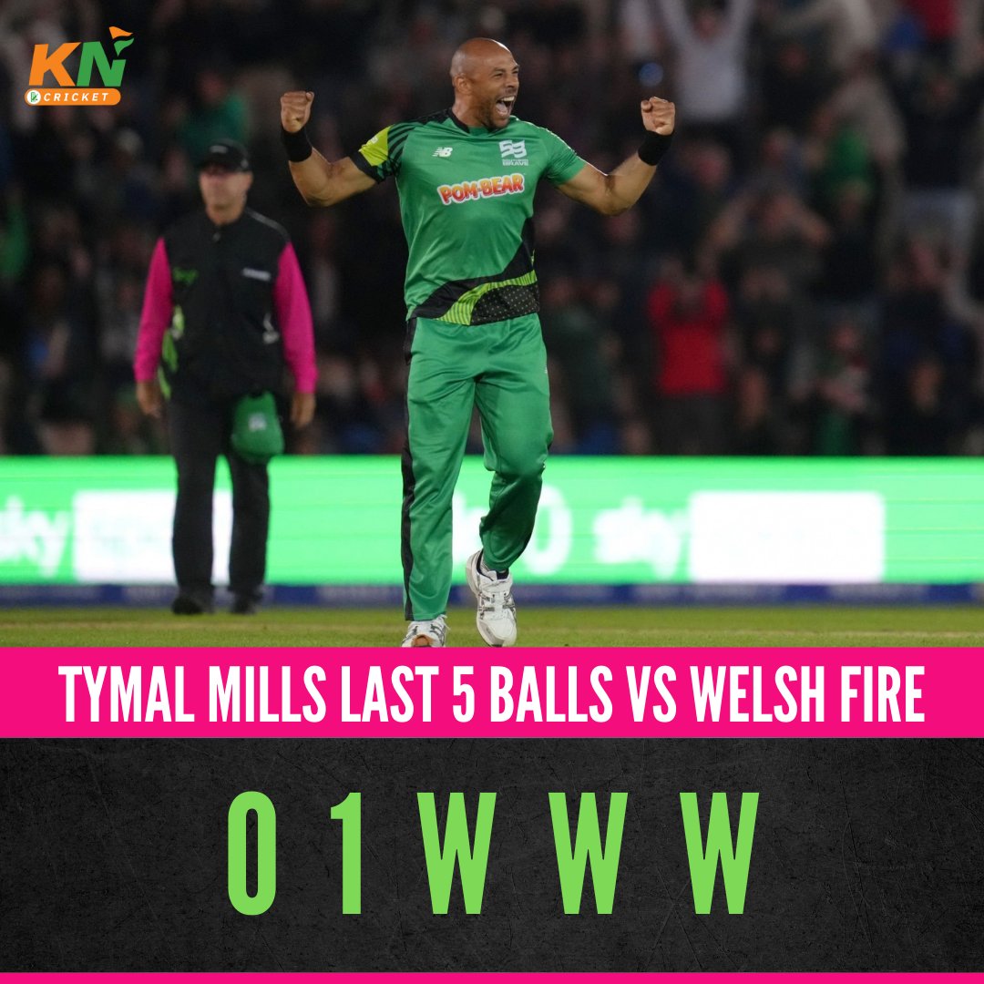 Tymal Mills has taken a Hat-trick on his Birthday. 👏🏻🎂

📸 - ECB/The Hundred

#Thehundred #ECB #England #Englandcricket #Tymalmiils #Southernbrave #CricketTwitter