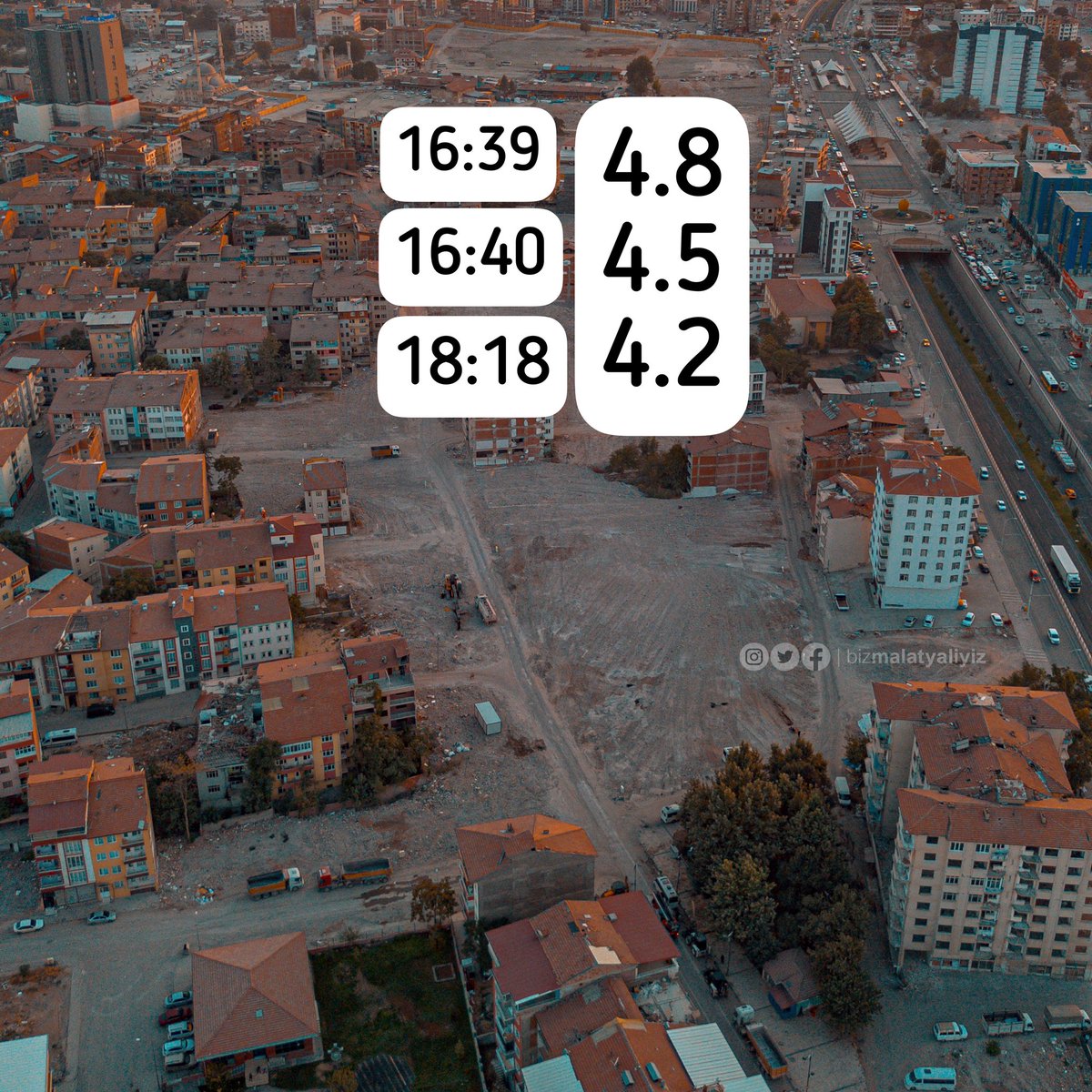Daha ne kadar yıkım olabilir, daha ne kadar çocuklar ağlayabilir bilinmez ama tek bildiğimiz şey Malatya olarak biz iyi değiliz.