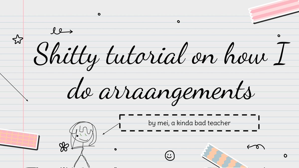 [🧵] How to do an instrumental arrangement?(kinda) 

yhhh it says arraangements dont mind it