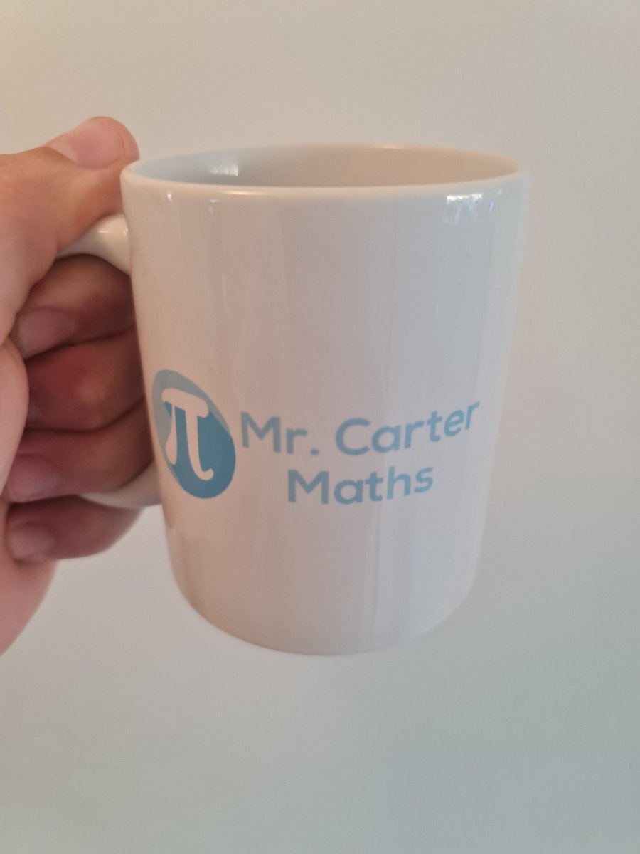 In preparation for launching our shiny new mrcartermaths.com in September I've finally gone and got some merchandise! Like and retweet for your chance to win a MrCarterMaths mug or pen. I'll be picking some winners randomly Monday evening.