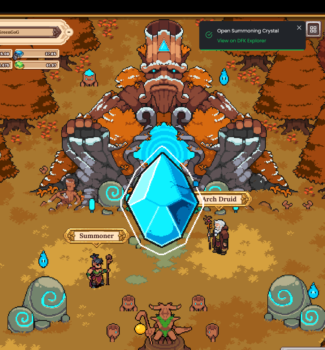 boggsee33's tweet photo. Our Hero's gathered around the #Portal to attempt to bring through a #Spellbow with 3 advanced combat traits.
It was instead Legendary #Willowbluff the Bard!
He will be able to help us with an extra summon and then off to the #tavern for this one @Defikingdoms @MythicSquadDFK https://t.co/RPsV3DJrRb