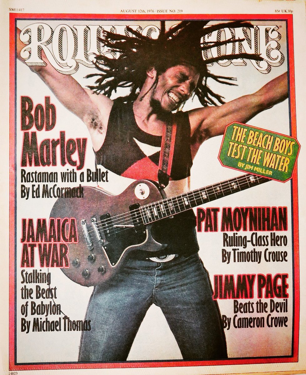 Bob’s first cover of @rollingstone, published on this day in 1976! #todayinbobslife

#bobmarley #rollingstone #reggae #rastamanvibration