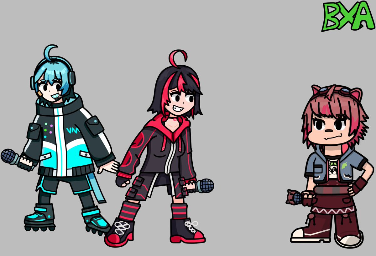 BombXArt's tweet photo. Adding english speaker VTubers to a 𝘴𝘱𝘢𝘯𝘪𝘴𝘩 𝘴𝘱𝘦𝘢𝘬𝘦𝘳 VTubers mod is my passion ✌✨ @GXAuraOfficial @VM_Akari #AurArtwork #AkarInk #fnf #fridaynightfunkin https://t.co/KaQRoL2jas