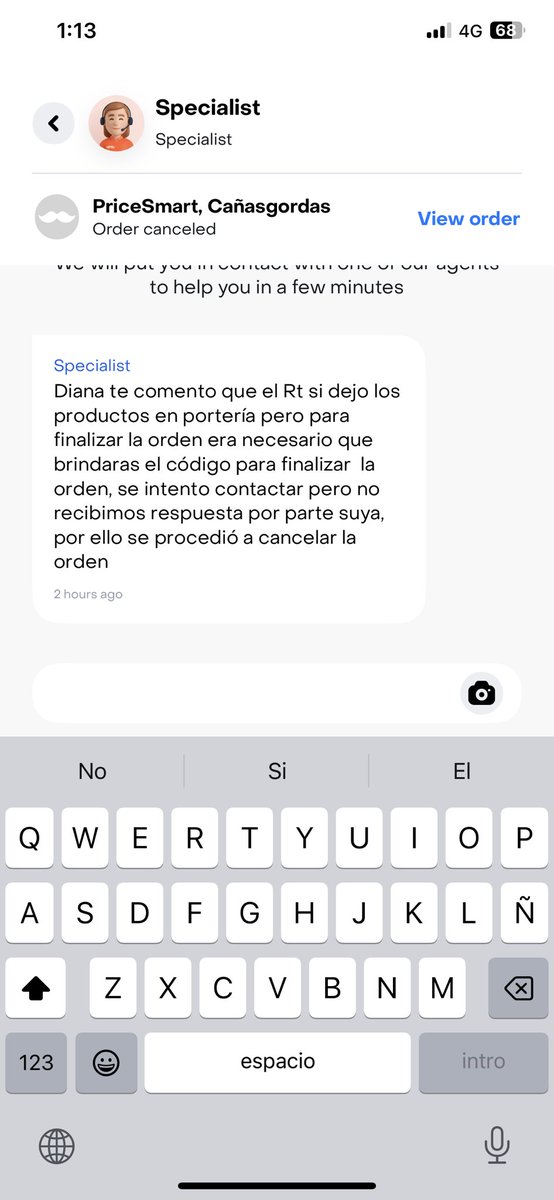 varga54895's tweet photo. En soporte me dijeron que cancelaron la orden para poder cerrarla ya que no compartí el código. En la imagen está y ahora resulta que no me quieren devolver el dinero. https://t.co/zKKOSP1Gb9
