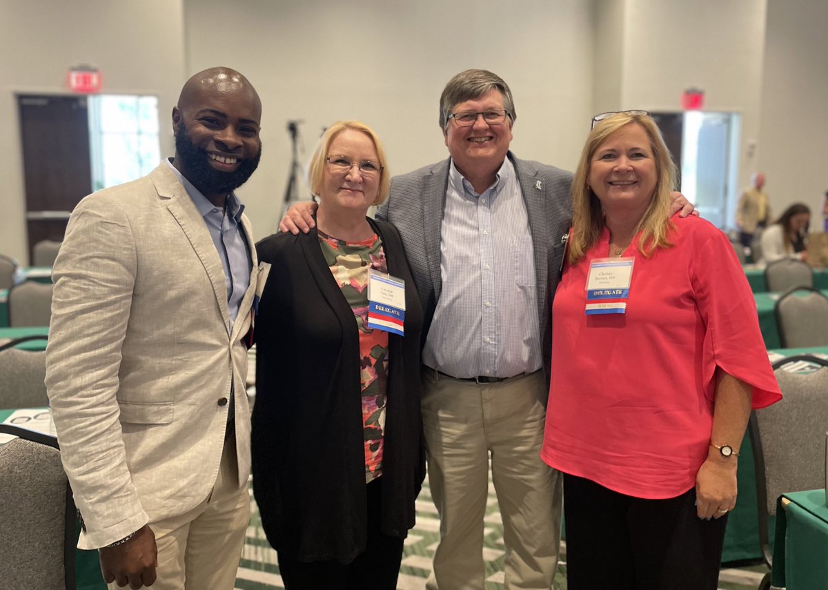 <a href="/msdh/">Mississippi State Department of Health</a> with a strong presence at <a href="/MSMA1/">MS State Med Assn</a> 155th Annual Session led by our innovative State Health Officer Dr. <a href="/danedneymd/">Mississippi SHO</a> ! Our regional health officers Dr. <a href="/chris_tate24/">Chris Tate</a>, Dr. <a href="/eaglemd94/">Christy S Barnett</a>, and Dr Faucett are dedicated, passionate, and committed to #PublicHealth advocacy. We are soooo