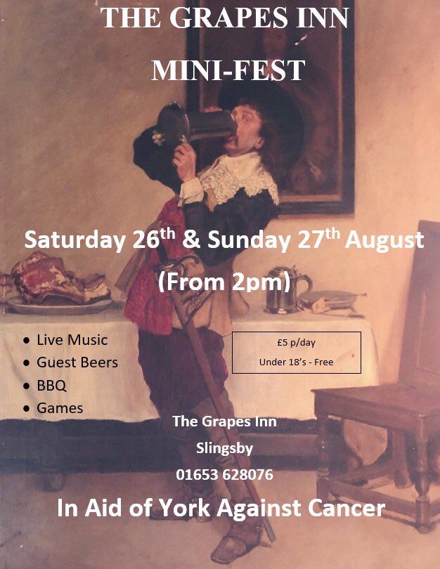 Our Mini-Fest is back in two weeks time with a great line up of musicians and … more info to follow shortly! 🪕🍾🎻