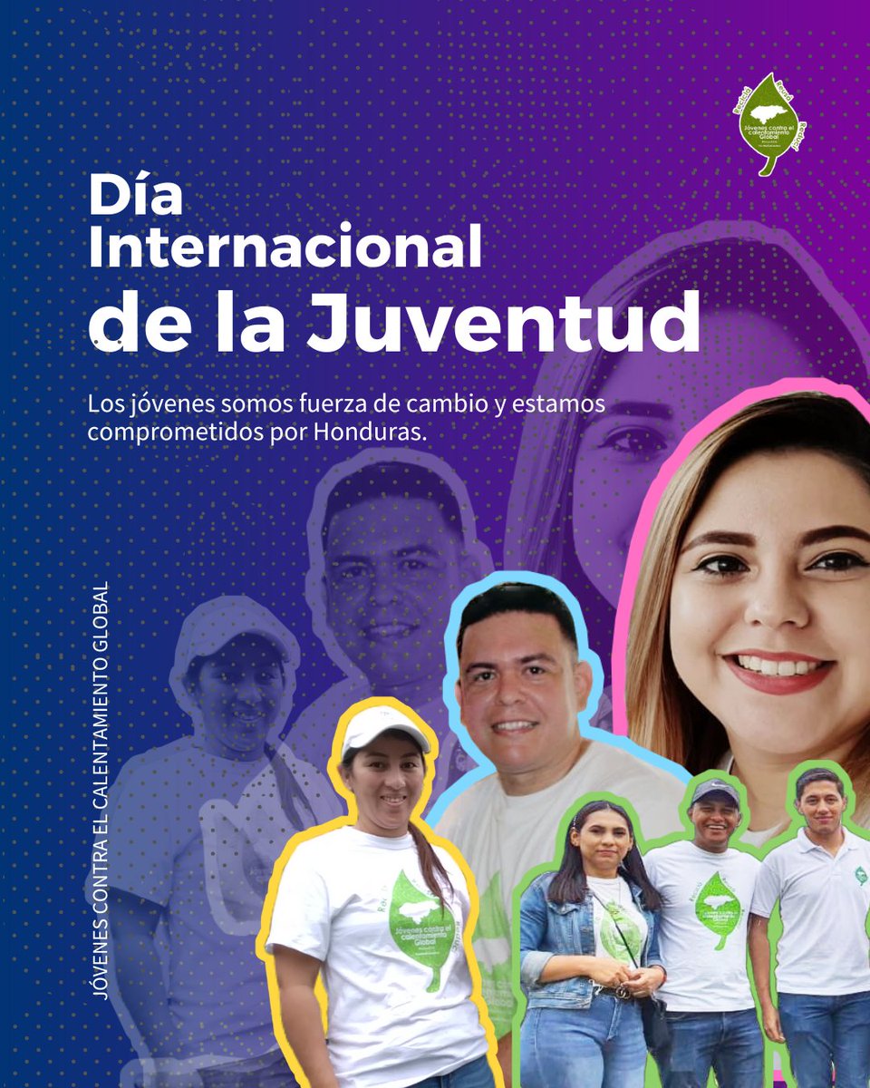 JCCG_official's tweet photo. ¡Los jóvenes hondureños somos solidaridad, optimismo, perseverancia, responsabilidad y mucho más!

Y en el #DíaDeLaJuventud celebramos ser la fuerza de cambio que llevará a 🇭🇳 y al 🌎 a la sostenibilidad ambiental. 
¡Adelante jóvenes voluntarios, de la mano somos resilientes! https://t.co/qBZ5pN4d54