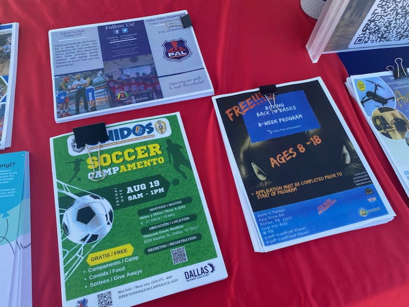 Great turnout at the Fannie C. Harris Youth Center today, PAL Officer Flores spoke to guests about fall programming and fentanyl awareness during International Youth Day.