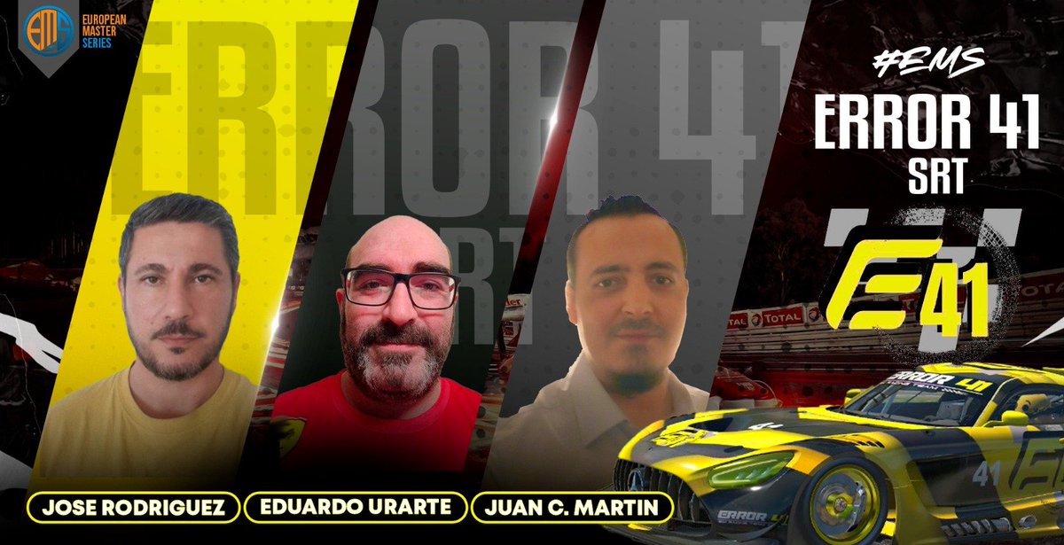EMS_iRacing's tweet image. 📷 Deja los errores para los ordenadores, nosotros estamos aquí para ganar. Presentando a @E41SRT  en el campeonato. Si ves el '41', ¡es que ya estan adelante! 📷 #EMS

Bienvenidos al campeonato!
