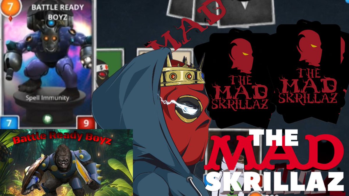 📣 Giveaway Time 🎁

🥳To celebrate 🍾 @MadSkrillaz 
Collection and card game. 

✅️ Release August 27th 

We like to Giveaway 🎁

🎁 1x BRB NFT
🎁 1x Mad Skrilla NFT

To 🏆 

Like ❤️
Rt
Tag 3 
Follow <a href="/BRB_Rev/">Battle Ready Boyz</a> and @MadSkrillaz 

🏆 Announced Aug 27th. 

#Cronos #Web3Gaming