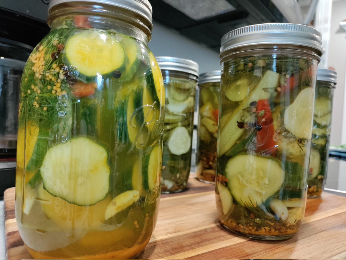 First batch of #VictoryGarden pickles. Plenty more on the way. #mayorlevesque #auburnme