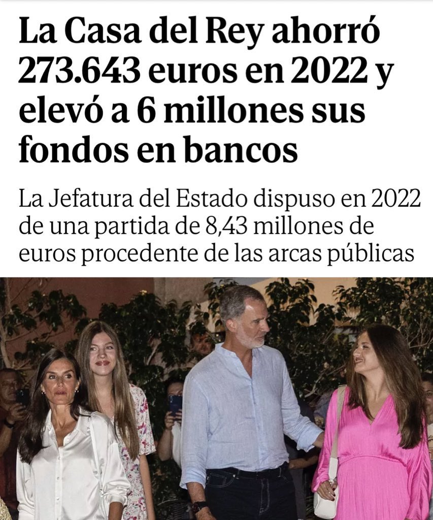 Se han gastado 8.200.000 euros, 91 veces más que los 90.000 euros anuales que cobra Perro Sanxe. Pero el problema es el sueldo de Sánchez.

¡Y encima hay que darles las gracias! Vergonzoso.