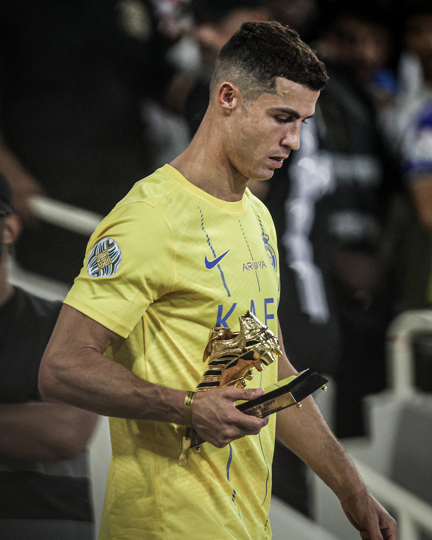 ESPN FC on X Cristiano Ronaldo is still collecting Golden Boots at 38 years old https t R0lW2EeRdR X