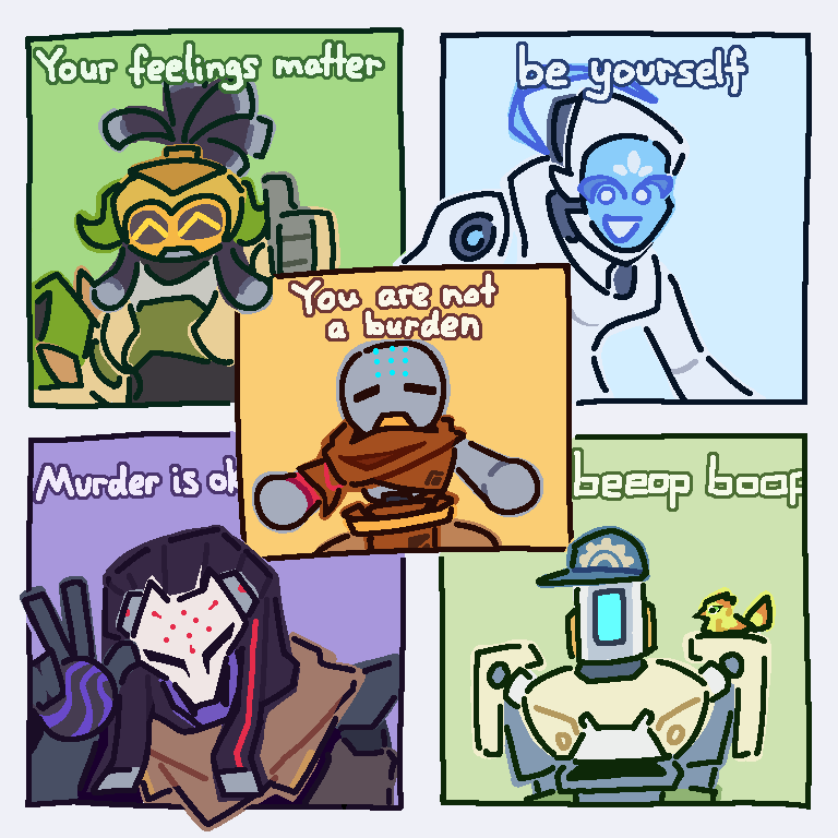 The omnics of overwatch wants to send you a message👍
