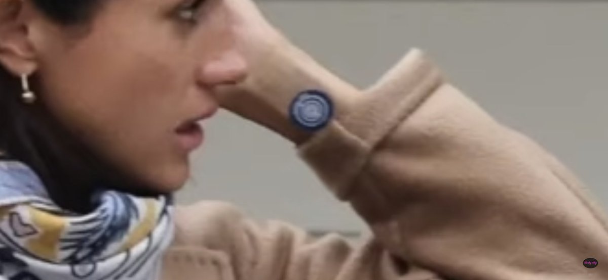 DillyDallyDiane's tweet photo. Either she’s trying to take the spotlight off of #PrinceHarry or it’s a #pityplay or #MeghanMarkIeNoMannersNoClass
Or she’s selling merchandise ?
The sleeve was up to show of her new “nucalm” tag. She’s so stressed 😫
#MeghanMarkleIsAConArtist https://t.co/r9ByhU2fZw