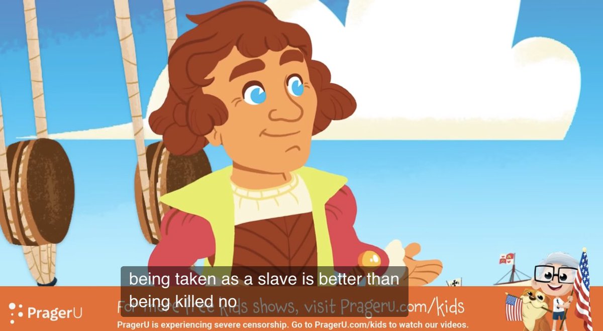 “Slavery is as old as time and has taken place in every corner of the world… Being taken as a slave is better than being killed, no?”

- now in US public schools