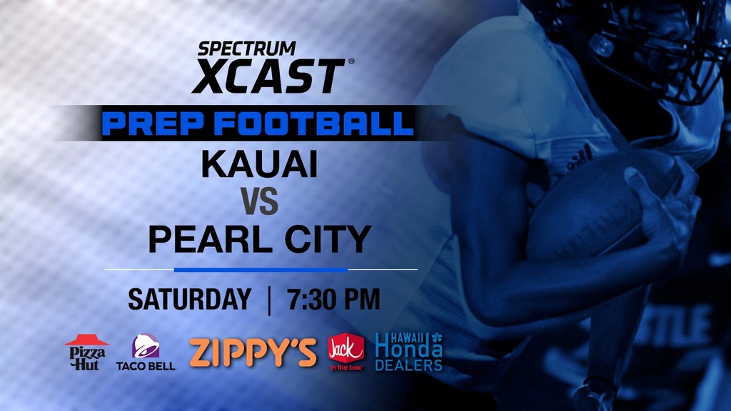 OC16Sports's tweet image. Prep Football: Kauai vs Pearl City⁠
📅: Saturday, August 12⁠
⏰: 7:30 PM⁠
📺️: Spectrum XCast (channel 1017)⁠
💻️: oc16.tv⁠
⁠
#spectrumoc16sports #prepfootball #kiffootball #oiafootball  #hawaiifootball⁠