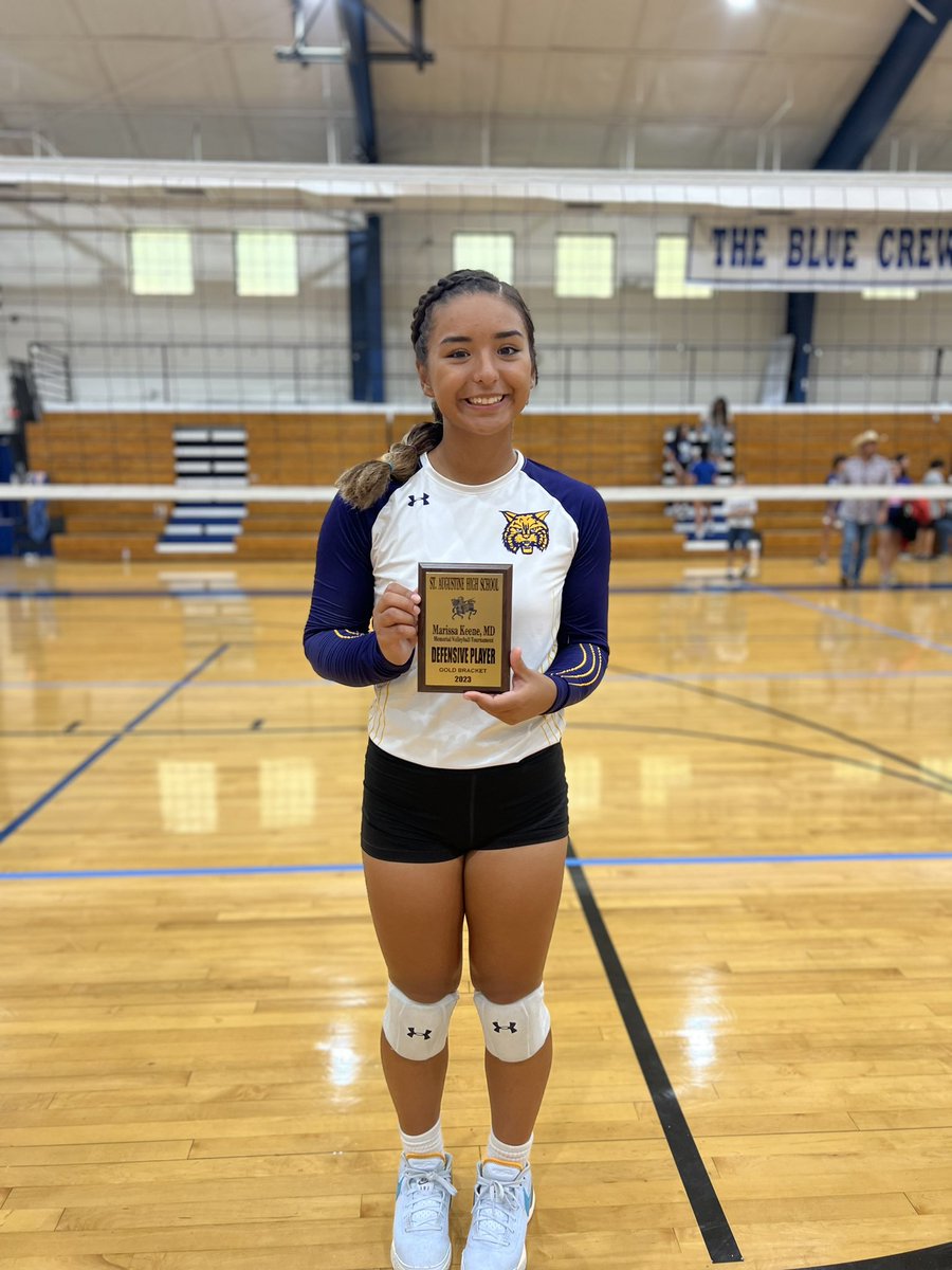 Lady Cats take 2nd place in the 2023 Dr. Marissa Keene Memorial Volleyball Tournament at St. Augustine.
Congratulations to <a href="/ChongKennia/">ken💗</a> for being selected as the All-Tourney Defensive Player.