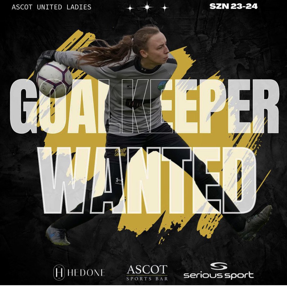 We are still looking to add to our squad for the coming season 
If you are interested please drop an email to
willblithing@gmail.com
alixtodd19@outlook.com
#womensfootball #hergametoo