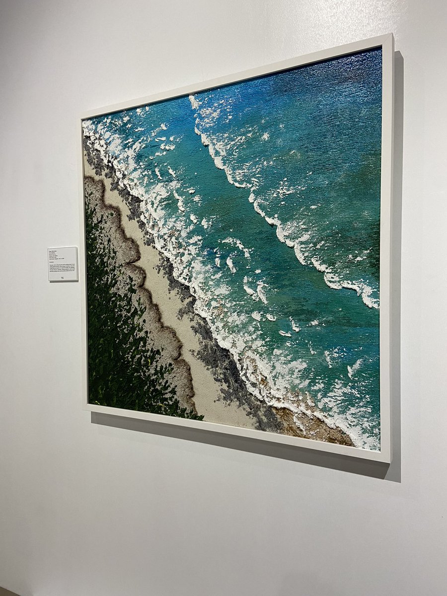 Title: 'Resilience'
Description:
The beach, with its soft green grass and the soothing sound of waves crashing against the shore, evokes feelings of resilience in the mind. It instills hope and inspires us to persevere through life's challenges. The beach serves as a sanctuary,