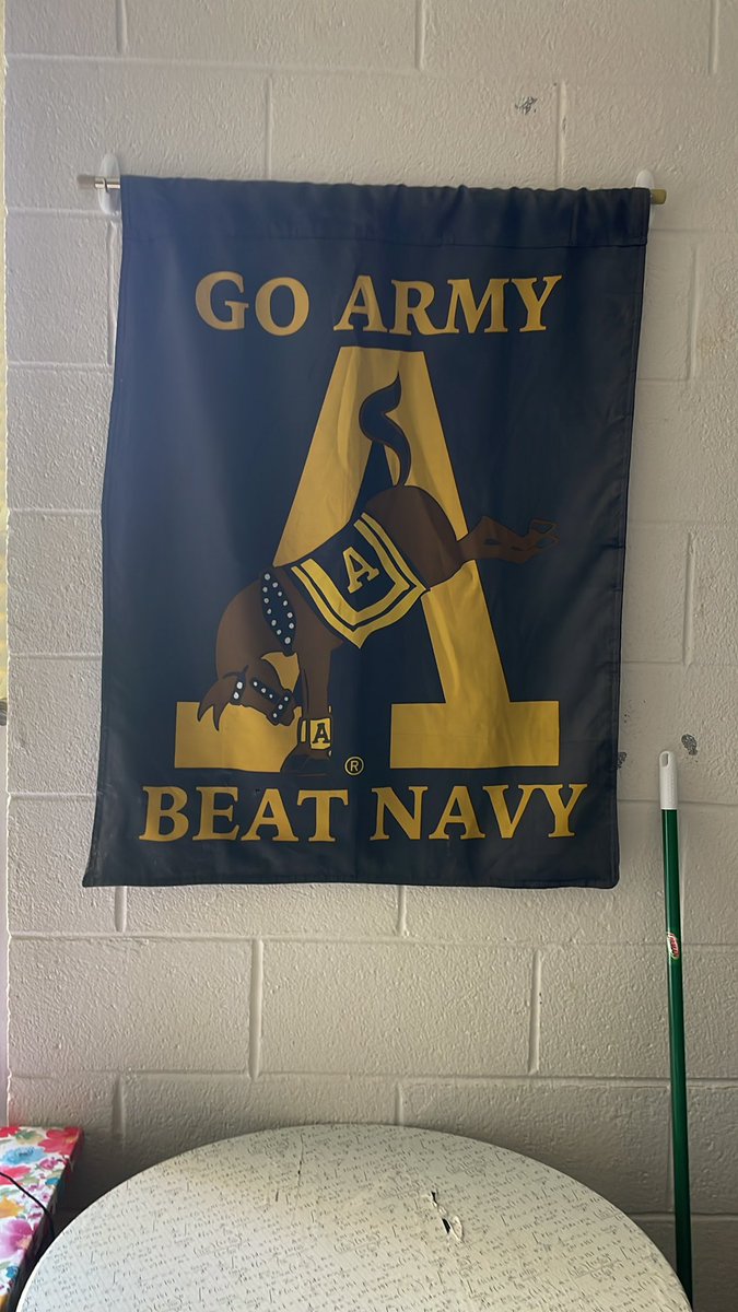 The first thing I hung in my classroom. #singsecond. #USMA