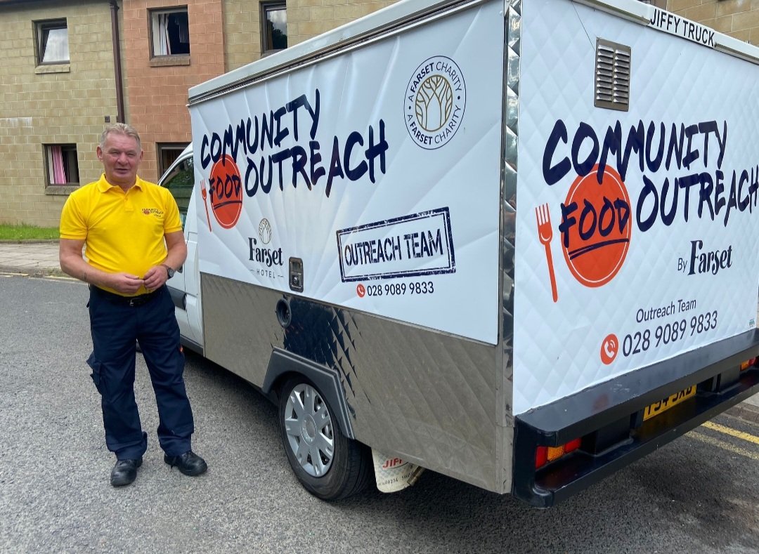 Van being checked over by the new Community food Outreach driver getting ready for the start of the deliveries within the next 10 days. #CommunityEngagement