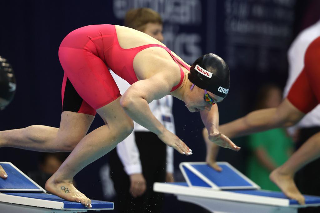 swimireland's tweet photo. Ladies and Gentlemen, your LEN U23 European Champion Ellen Walshe 🥇

For the second consecutive day! https://t.co/a34u2mevh2