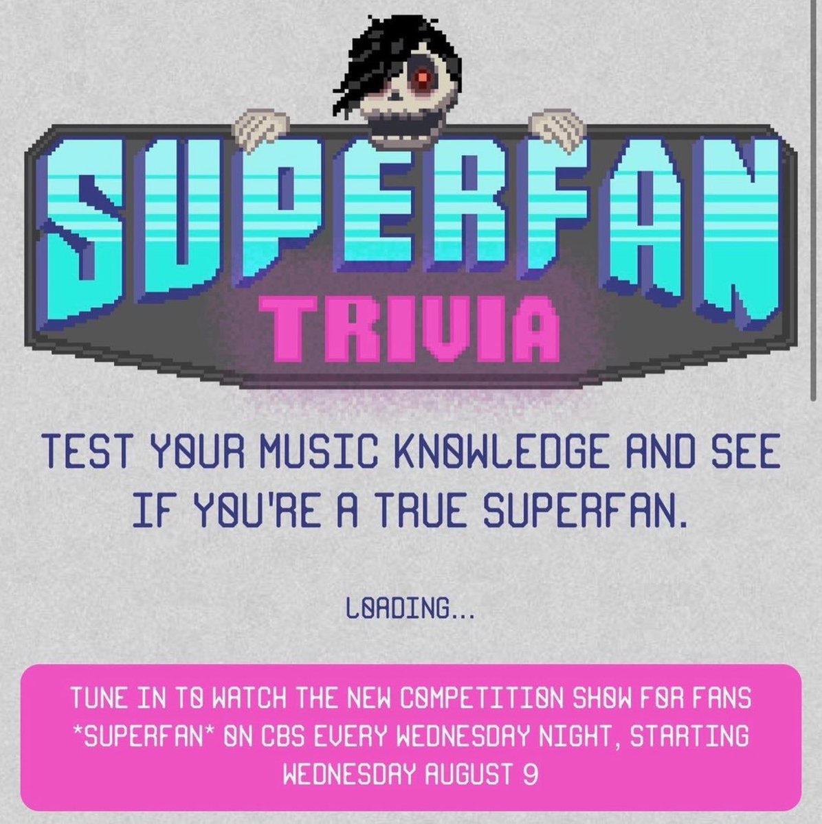 superfancbs's tweet photo. You have two more days to play the @llcoolj @bohnes #SUPERFAN Trivia Game and win cash money 🤑⭐️
Link here to play! 👇
https://t.co/07LVZvzyvD
#SUPERFANCBS #Trivia #LLCOOLJ #win #cashprize #gameshow #CBS #Bohnes #dyk #quiz #triviaquestions #hiphopmusic #musictrivia #play #playnow