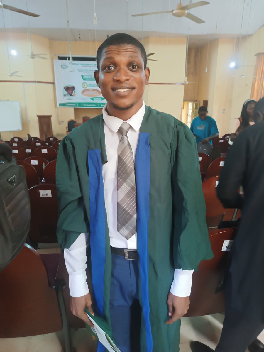 Samueloye91's tweet photo. It was a long and arduous journey but amazing God came through
It's official now
#Bsc
#Computerscience
#SecondClassUpper
#FUNAAB30thConvocation https://t.co/0aYqHO5XWk
