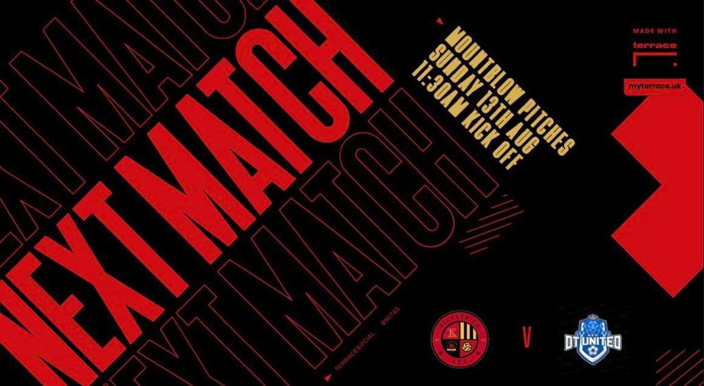 📅 Sun | 13 Aug 
⏰ 10:30 meet | 11:30 kick-Off
🏟️ Mountblow Astro 
Lilac Road, Mountblow, Clydebank, G81 4NX
🆚 DT United 

Get yourself down to support the boys ! 🔴⚫️