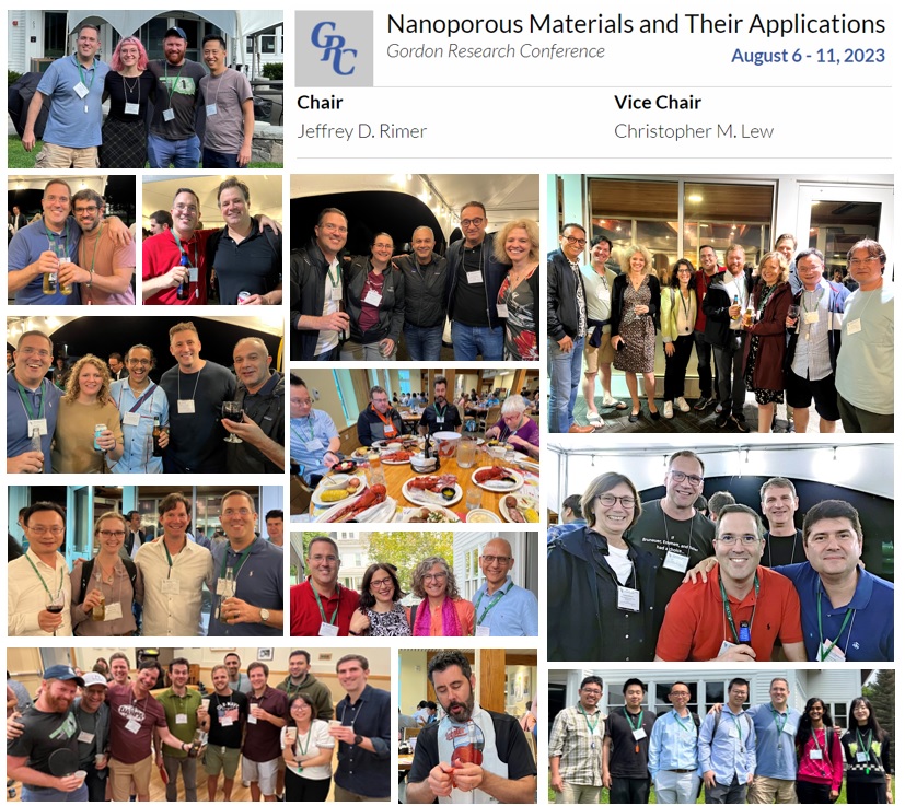 Thanks to all attendees, speakers, and discussion leaders at the #GRC / #GRS on Nanoporous Materials and their Applications for making this an amazing event! It was a memorable week of high quality science, fruitful discussions, and fun social activities!