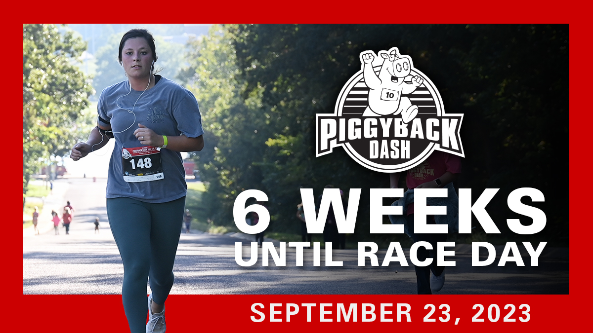 PiggybackDash's tweet photo. The 7th Annual Piggyback Dash 10K, 5K, 2K is only 6 weeks away. 8/31 is the last day to guarantee a shirt and save $$$. Proceeds benefit the Lance Purschke Memorial Scholarship fund with the @rxifoundation. Link in bio. #unionmo #utown #autumnhill #scholarship @UnionRXI https://t.co/8yQsIVpazL