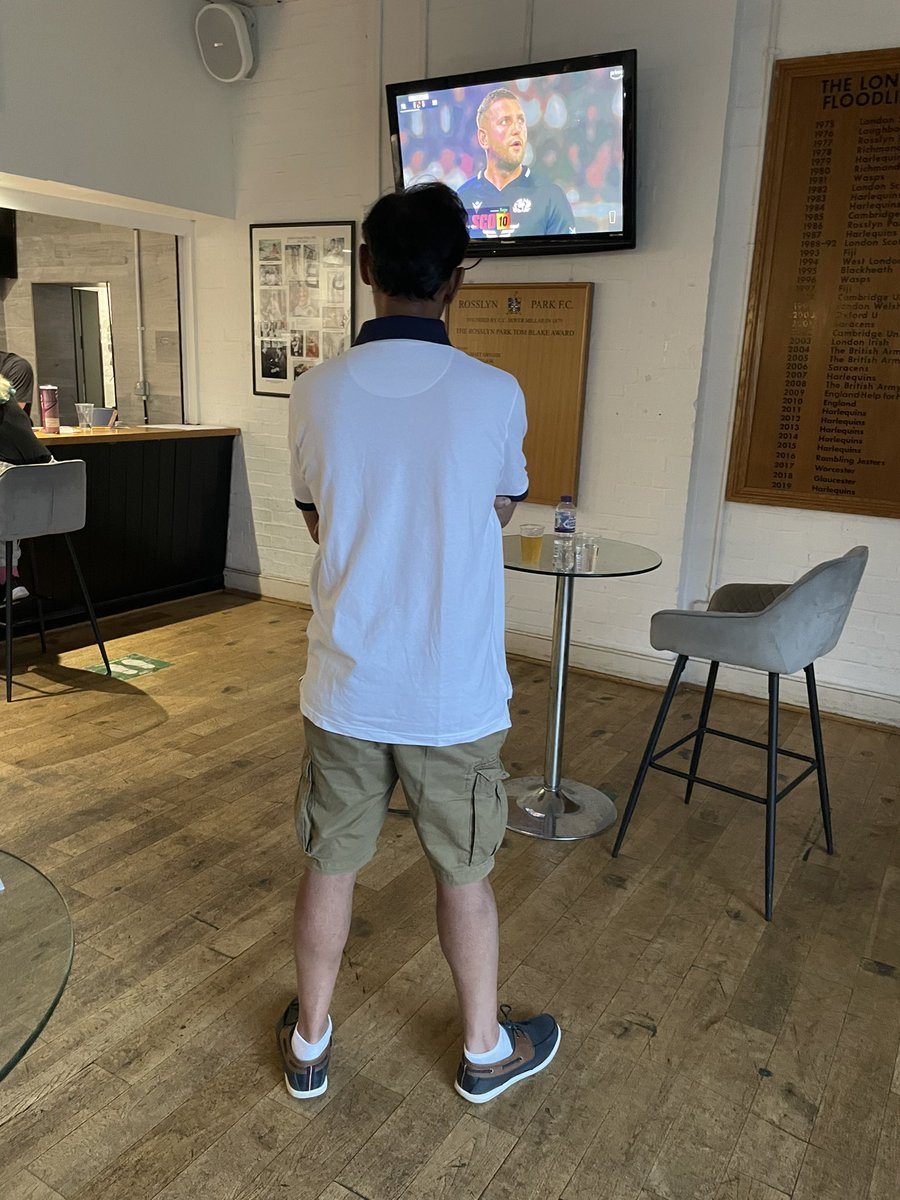 rickyw2's tweet photo. @RPWestTerrace The Good Doctor watching https://t.co/pboE8ObwLQ