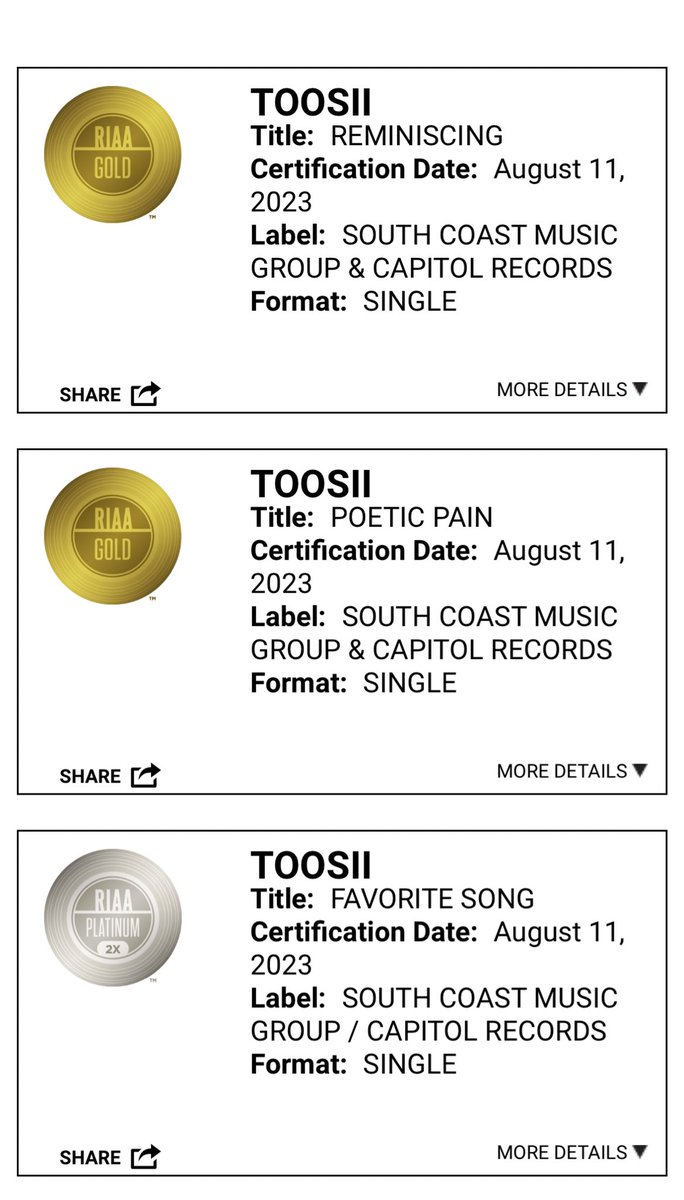 toosii2x's tweet photo. new plaques https://t.co/XJAcUhUH1S