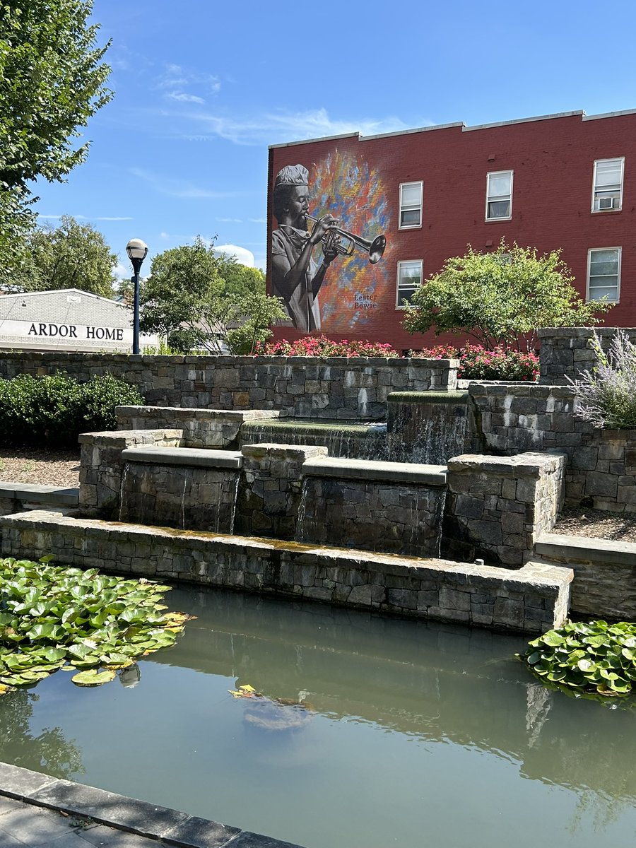 Beautiful afternoon along #CarrollCreek in downtown #Frederick. @DwntwnFrederick @tourfrederickmd.