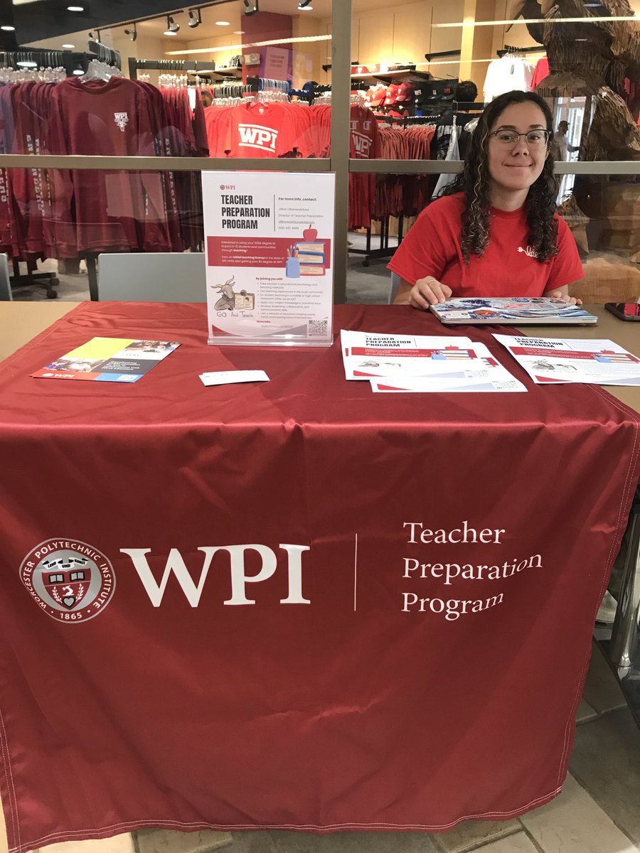 Teacher Prep recruiting at ⁦<a href="/WPI/">WPI</a>⁩ Connections Resource Fair! Impact the world by becoming a STEM Teacher! ⁦<a href="/WPISTEMCenter/">WPI STEM Ed. Center</a>⁩ #STEMteachers