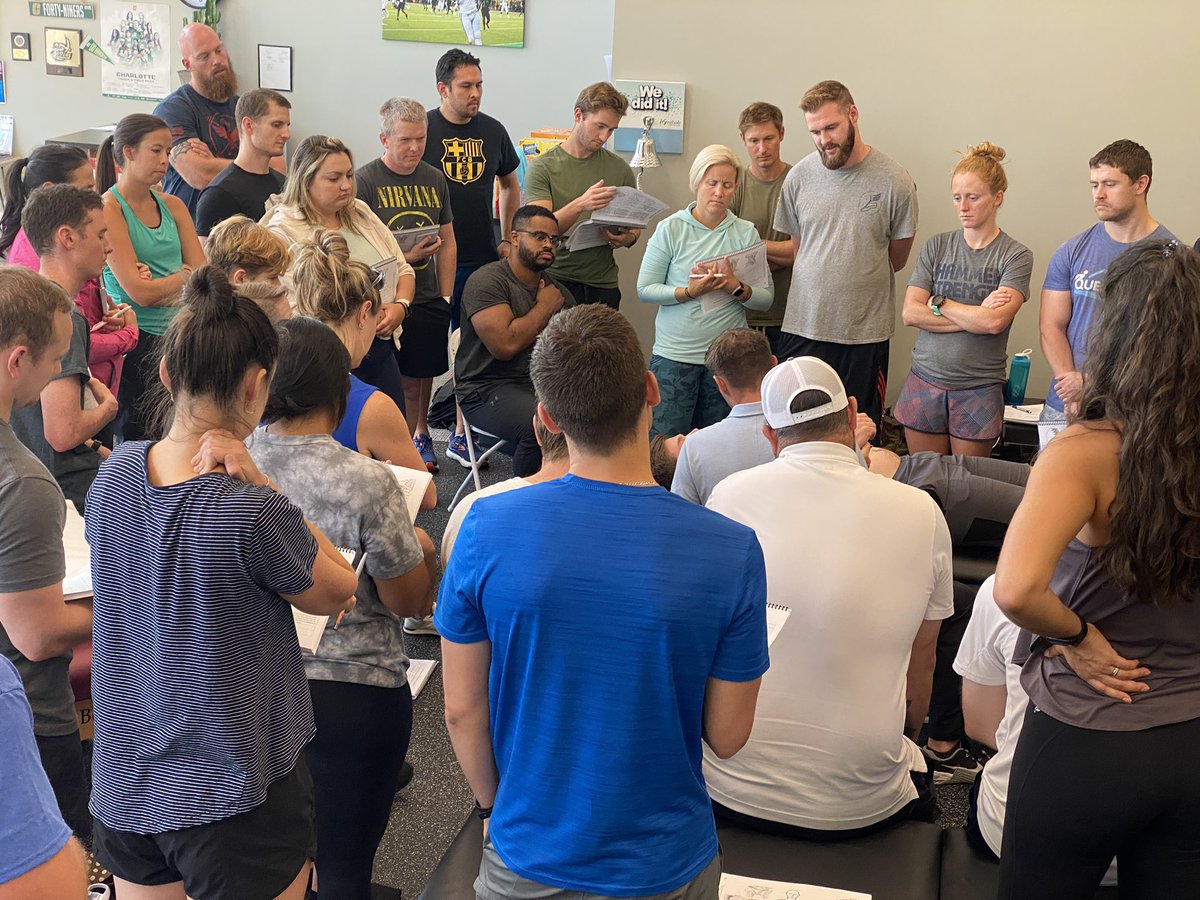 DrB_Forbes's tweet photo. Day 2 of DN-1! Look at these motivated clinicians! Here in Charlotte, NC learning evidence based dry needling to advance their skill sets and improve their patient outcomes! #AAMT #CertDN https://t.co/Tf1qMDrjnk