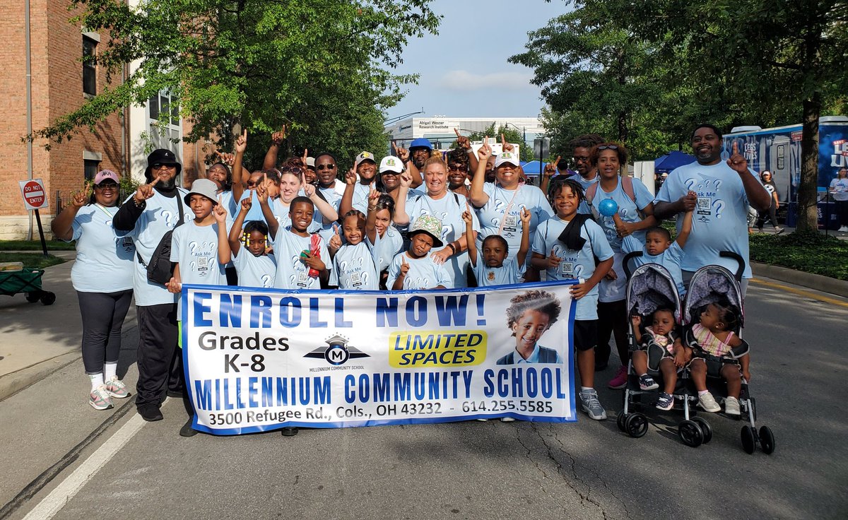 2KSchool's tweet photo. Millennium Community School was well represented at today's African American Male Wellness Walk! Thank you to all parents, students, staff members and friends who participated. 
#2kschool #OneoftheBest #WeGrowKids https://t.co/FbZRxuhyQ7