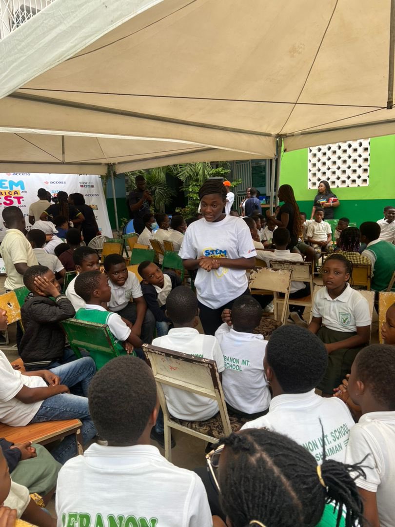 Igniting young minds with the wonders of STEM education during our inspiring visit to Lebanon International School, Ashaiman Ghana🇬🇭! 🚀🔬
@ChildInTech @AccessBankGhana 
#STEMeducation #FutureInnovators