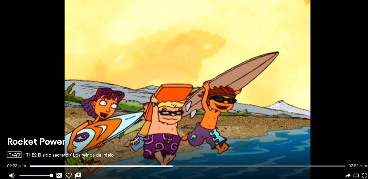 Hoy es #sabado de recordar viejos y bonitos tiempos viendo Rocket Power, y se siente muy bien 😋

#PlutoTV #SabadoAnimado #SaturdayVibes #nick #klaskyCsupo #RocketPower #tv #tvshow #Retro #nostalgia #classiccartoon