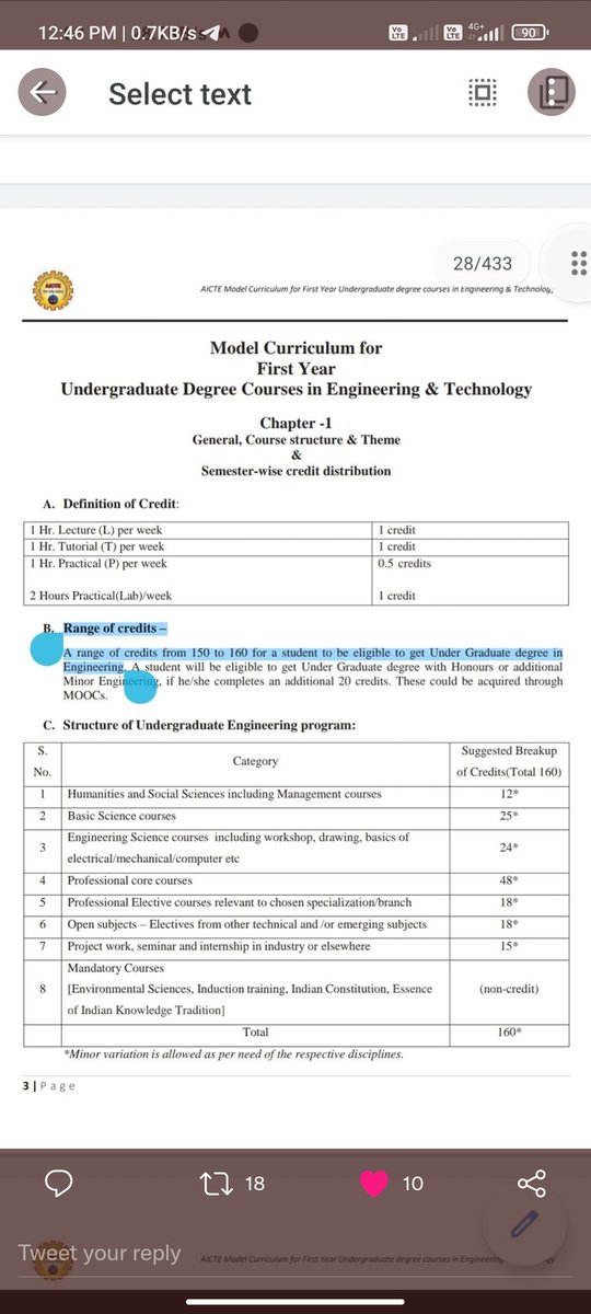 JntuFrontline's tweet photo. @KTRBRS @NavinMittal @KTRoffice @jntu_hyderabad @Kalagafdavrao @BabuNuvuBtechAh @VenkatBalmoor @TelanganaCMO @TSEduDept @DrTamilisaiGuv @TamilisaiOffice Consider:

For @AICTE_INDIA 150-160 Credit Rule
For @nptelindia Subjects Grace Marks Not Applicable
#COVID19
#OnlineClasses
3 SEM EXAMS IN 1 YEAR
SYLLABUS
TECHNICAL Deg
9TH SEM IN Next Year GAP

Please Continue #8Credits #JntuhSubjectExemption 
@Kalagafdavrao @NavinMittal @KTRBRS https://t.co/mukl3DqAlS