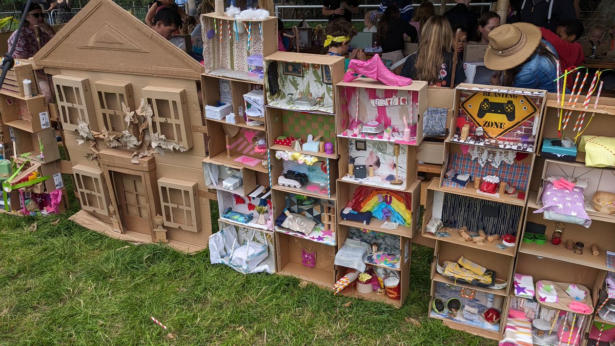 What awesome artwork the kids created with @animate_arts at the smoked and uncut festival today. I had a blast once again being Poet in Residence at The Cardboard Hotel.