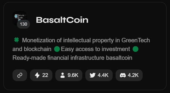 This is something beautiful 😍
But it can be even better! Let's soar even higher 🚀🚀🚀

Join 🙌 zealy.io/c/basaltcoin/q…

#Zealy <a href="/zealy_io/">Zealy</a>