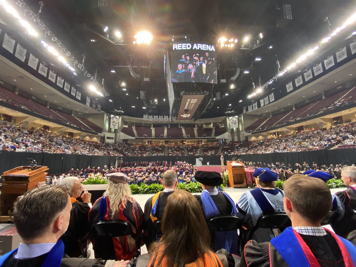 This is my first time to join the graduation ceremony during the 13 years I have been working with <a href="/tamusoilcrop/">TAMU Department of Soil and Crop Sciences</a> <a href="/txresearch/">Texas A&M AgriLife Research</a> i am very excited to see so many Aggie graduates. Congratulations to Dr. Zhen Wang. I am so proud of training 30 graduates with colleagues.