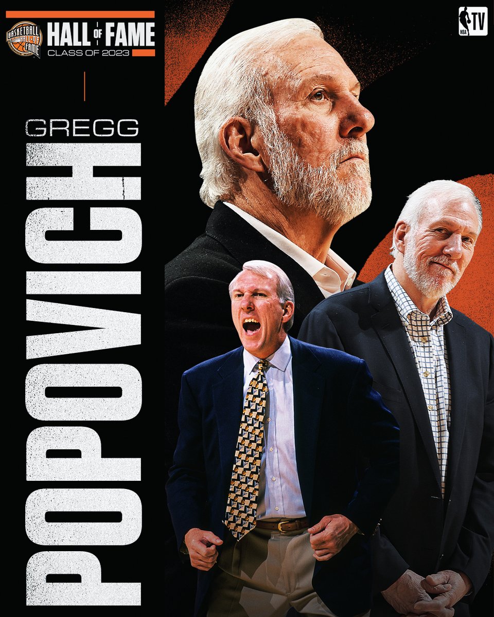 Pop is headed to the HOF

One of the best coaches to ever do it 📝